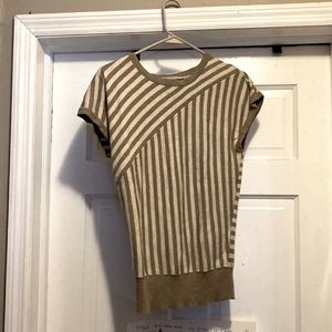 Brown striped shirt